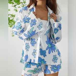 Floral shorts set size S